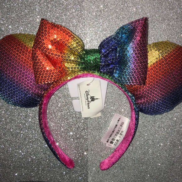 New Disney Parks rainbow Minnie Mouse Ears main image 5